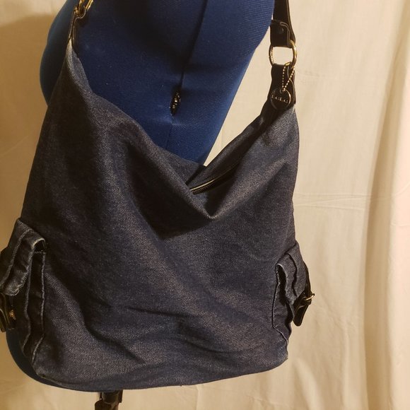 LuLu Handbags - LuLu Denim Shoulder Bag